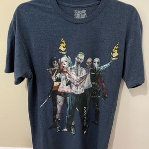 Suicide Squad T-shirt Men’s Medium Heather Blue